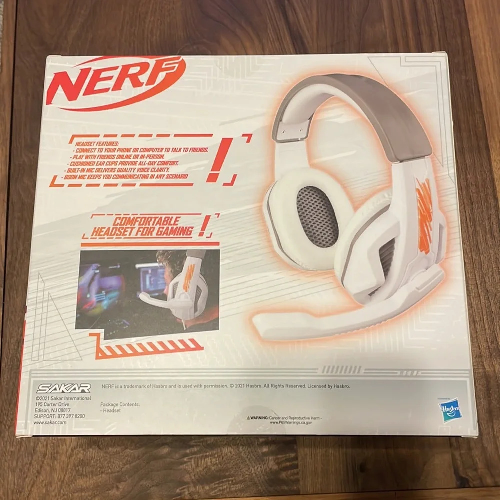 Nerf Headset with communication Mic.